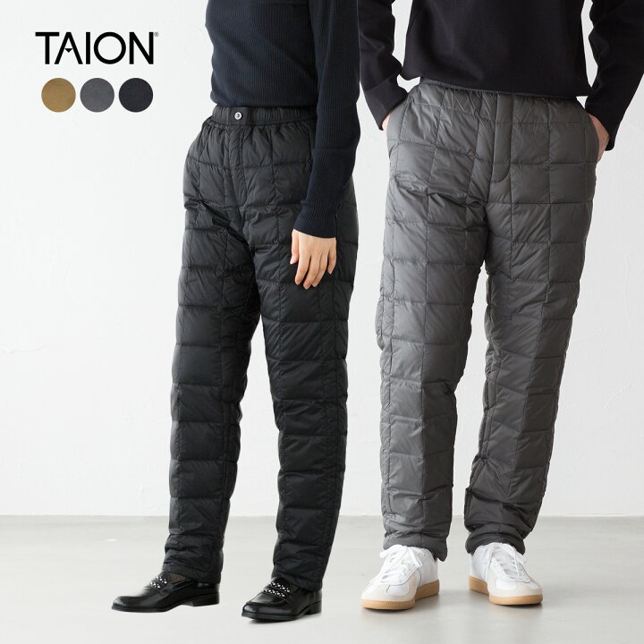 楽天市場】タイオン レギュラー ダウンパンツ TAION-131RS メンズ 