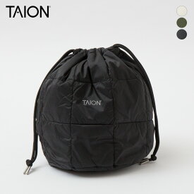 タイオン ドローストリング ダウンバッグ Mサイズ TAION-DST01-M ミニショルダー 巾着バッグ