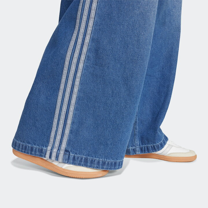 楽天市場】アディダス デニム ワイドパンツ adidas Originals アディ  