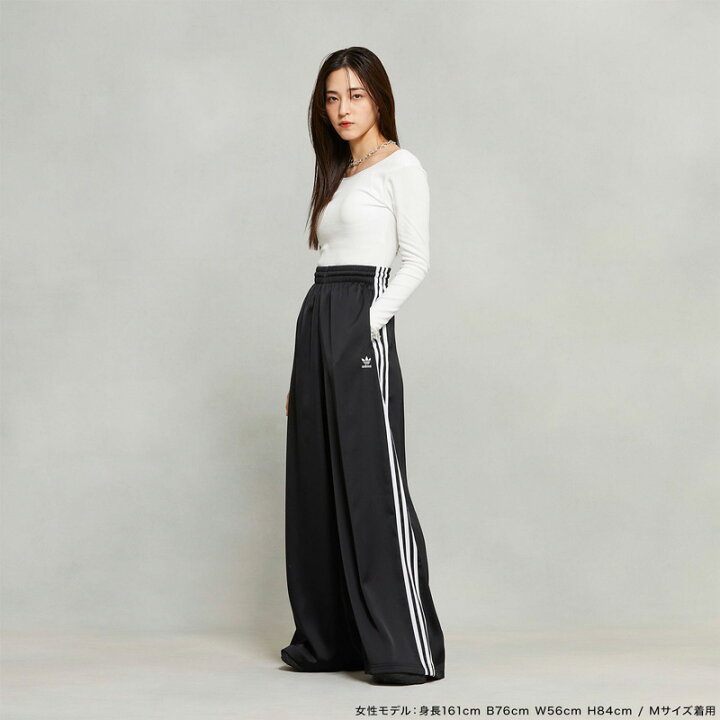 楽天市場】アディダス オリジナルス アディカラー サテン ワイドレッグ  