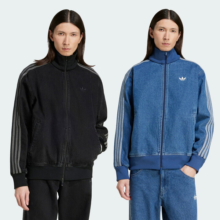 アディカラー デニム ファイヤーバード トラックトップ Lサイズ  