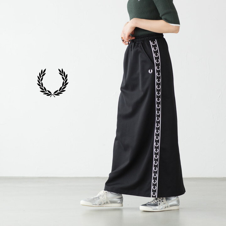 楽天市場】フレッドペリー テープド トラックスカート FRED PERRY 