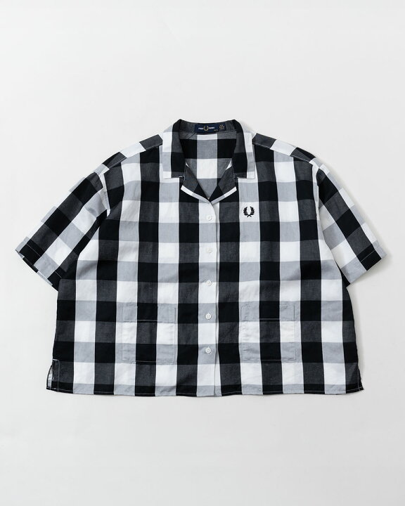 楽天市場】フレッドペリー モノクローム チェック シャツ FRED PERRY 