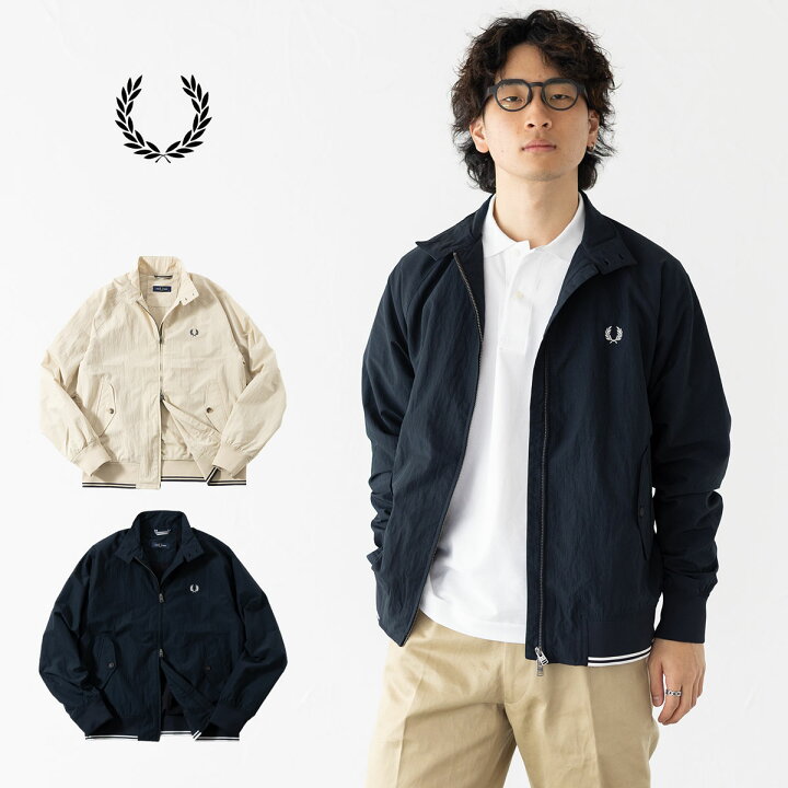 楽天市場】フレッドペリー FRED PERRY クリンクル ハリントン 