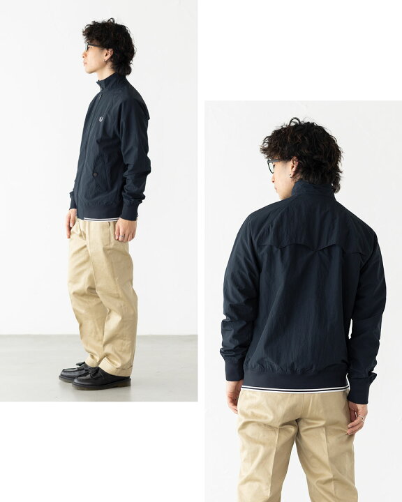 楽天市場】フレッドペリー FRED PERRY クリンクル ハリントン 