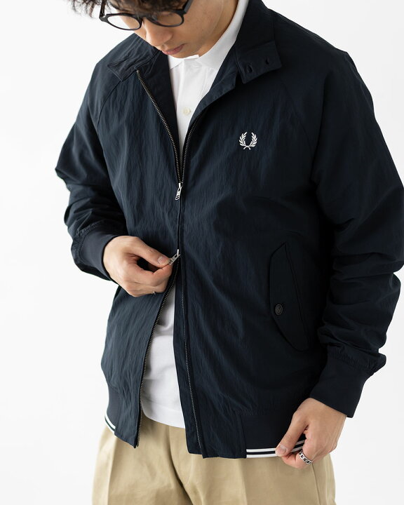 楽天市場】フレッドペリー FRED PERRY クリンクル ハリントン 