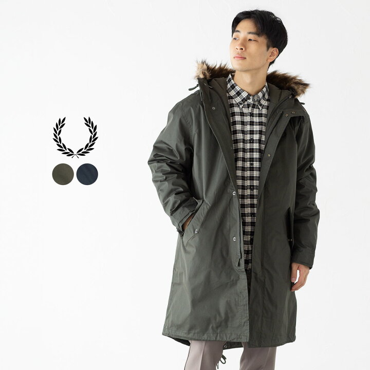 楽天市場】フレッドペリー FRED PERRY モッズコート ジップイン 