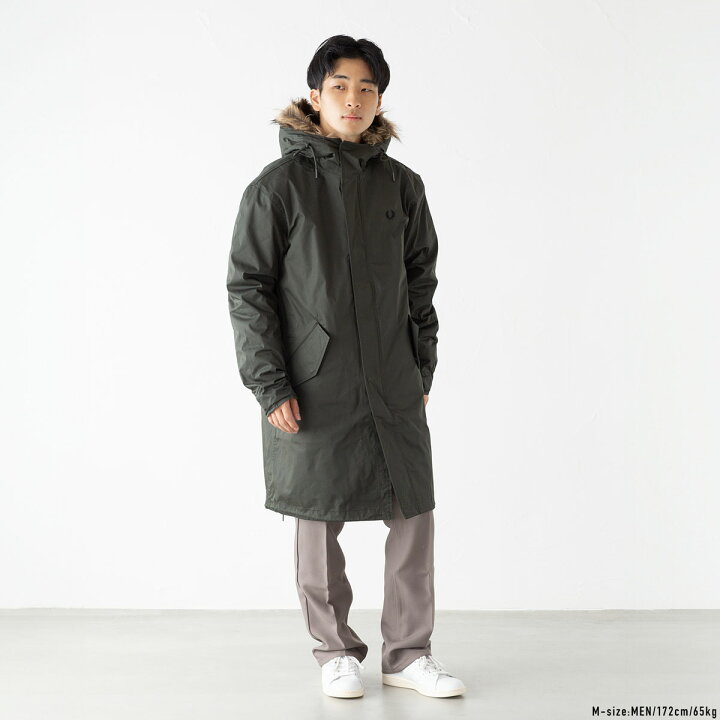 楽天市場】フレッドペリー FRED PERRY モッズコート ジップイン 