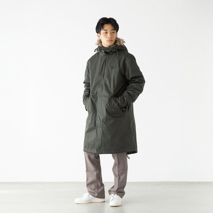 楽天市場】フレッドペリー FRED PERRY モッズコート ジップイン 