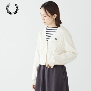 �t���b�h�y���[ �P�[�u�� �j�b�g �J�[�f�B�K�� FRED PERRY K1105 ���f�B�[�X �Z�[�^�[ �W���P�b�g �u���]��