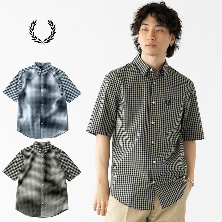 楽天市場】フレッドペリー FRED PERRY ギンガム チェック ショート 
