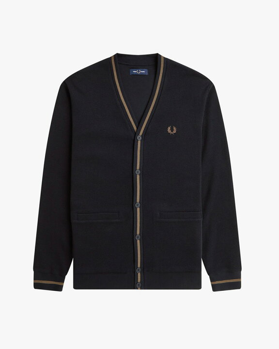 楽天市場】フレッドペリー FRED PERRY カーディガン ティップ ピケ 