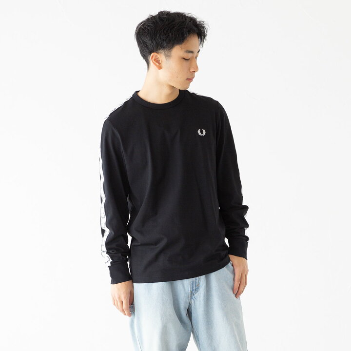 楽天市場】フレッドペリー FRED PERRY テープド ロング スリーブ T 