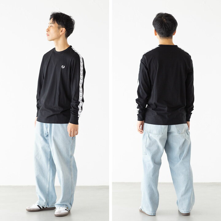 楽天市場】フレッドペリー FRED PERRY テープド ロング スリーブ T 