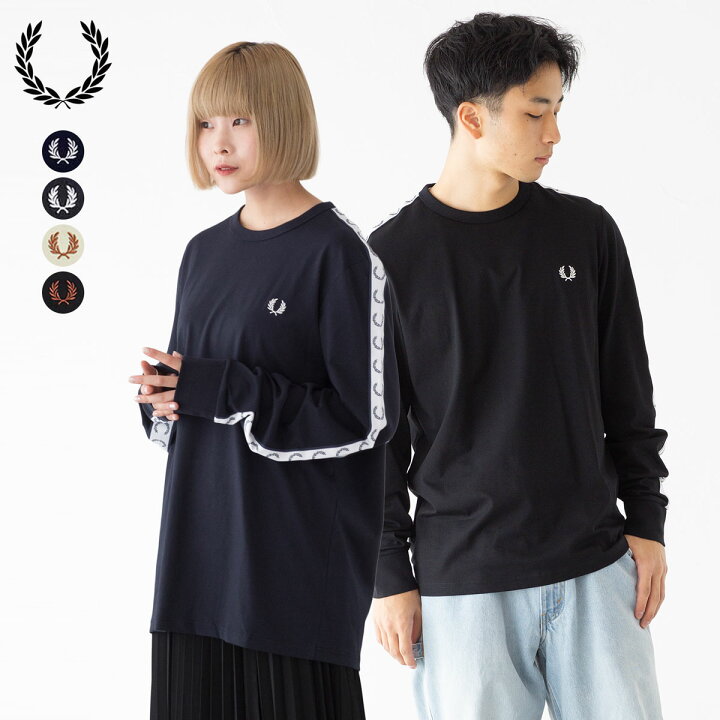 楽天市場】フレッドペリー FRED PERRY テープド ロング スリーブ T 