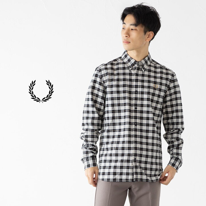 楽天市場】フレッドペリー FRED PERRY タータン オックスフォード 