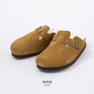 ビルケンシュトック ボストン シアリング スエードレザー BIRKENSTOCK BOSTON VL/ SHEARLING ナロー幅 幅狭 レディース サンダル