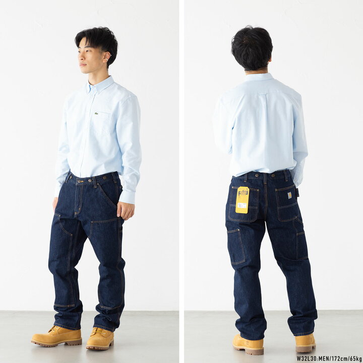 楽天市場】米国直輸入 カーハート Carhartt デニム ダブルニー ロガー 