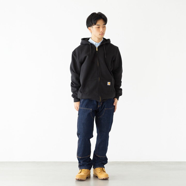 楽天市場】米国企画 カーハート Carhartt デニム ダブルニー ロガー 