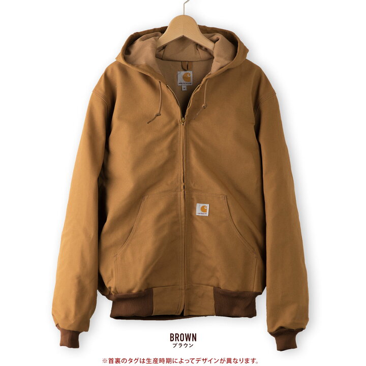 楽天市場】カーハート アクティブ ジャケット J131 サーマル裏地 