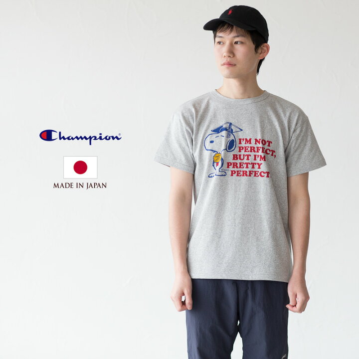 楽天市場】チャンピオン 77QS スヌーピー Tシャツ 日本製 TRUE TO  