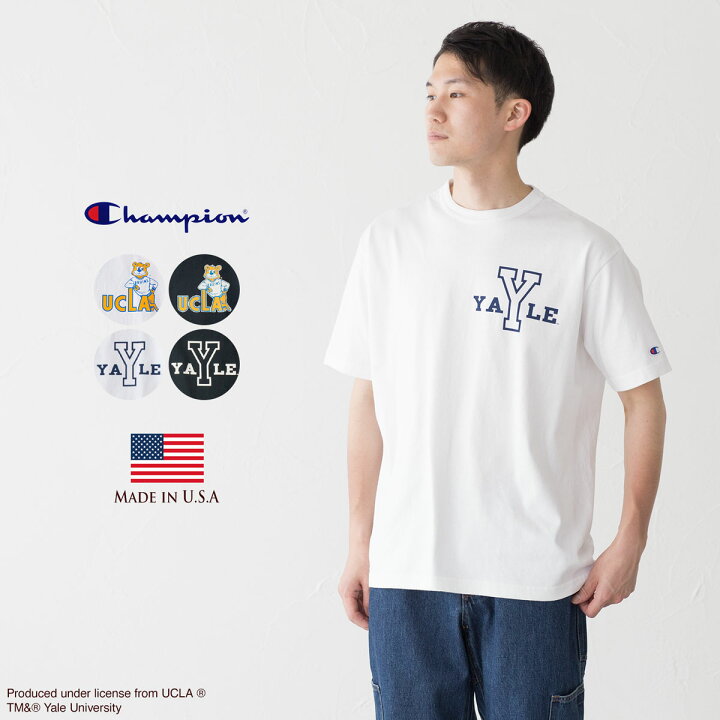 楽天市場】チャンピオン T1011 アメリカ製 半袖 Tシャツ 大学公認 