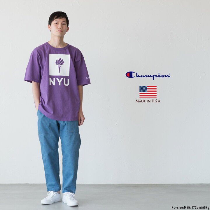 楽天市場】チャンピオン T1011 アメリカ製 半袖 Tシャツ 大学公認 
