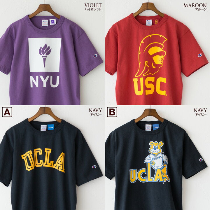 楽天市場】チャンピオン T1011 アメリカ製 半袖 Tシャツ 大学公認 