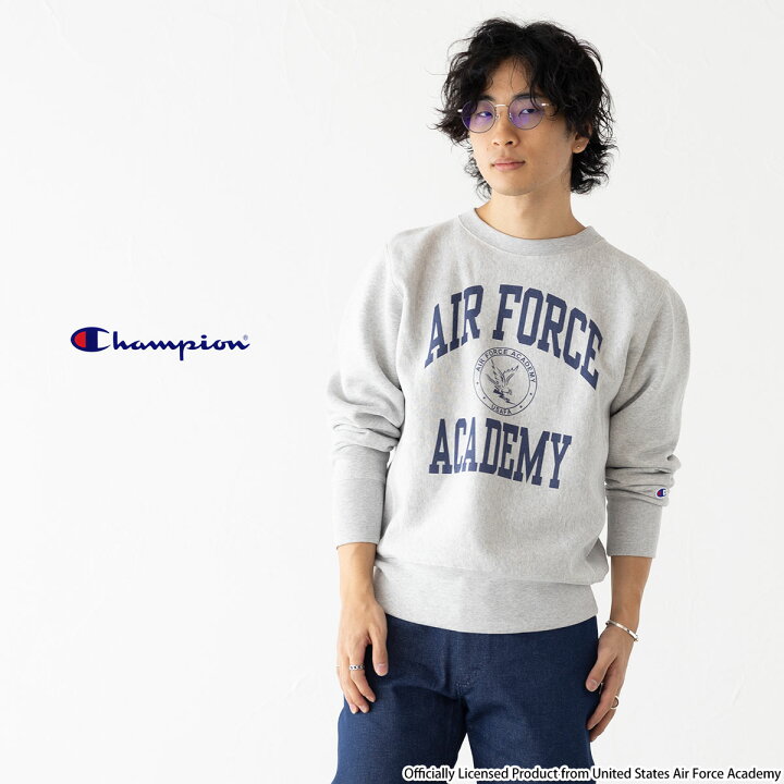 楽天市場】チャンピオン USAFA リバースウィーブ クルーネック 