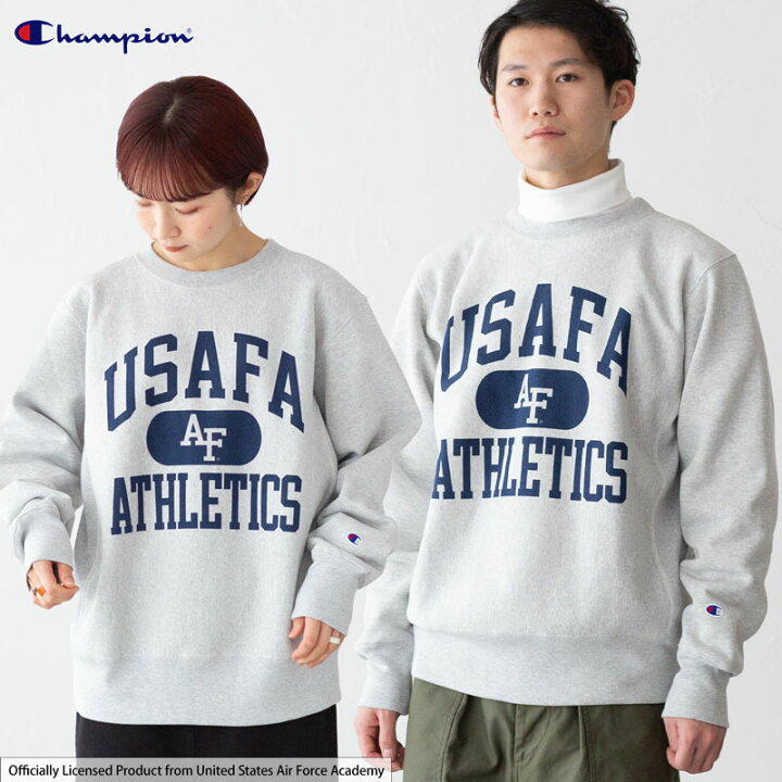 楽天市場】チャンピオン USAFA リバースウィーブ クルーネック 
