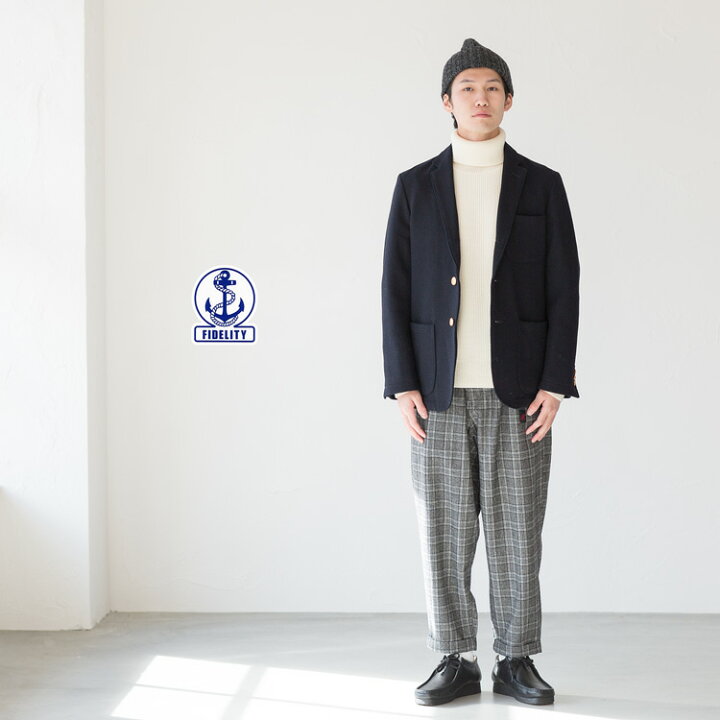 楽天市場】【10%OFF】フィデリティ FIDELITY 紺ブレ ウールドビー  