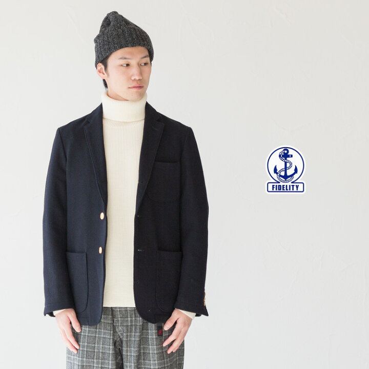 楽天市場】【10%OFF】フィデリティ FIDELITY 紺ブレ ウールドビー  