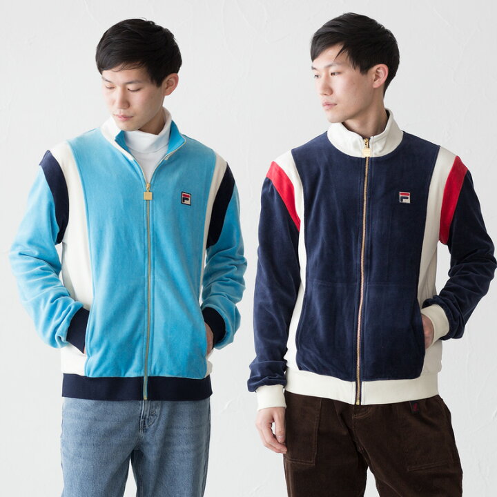 楽天市場】フィラ US企画 フロイド ベロア ジャケット FILA Floyd 