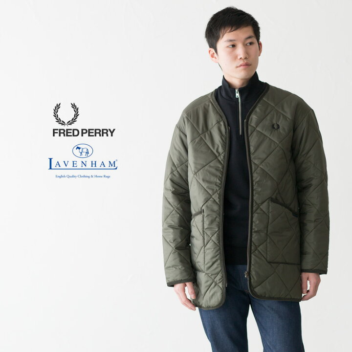 楽天市場 フレッドペリー ラベンハム キルテッド ライナー 英国製 J2852 キルティング コート メンズ レディース ココチヤ