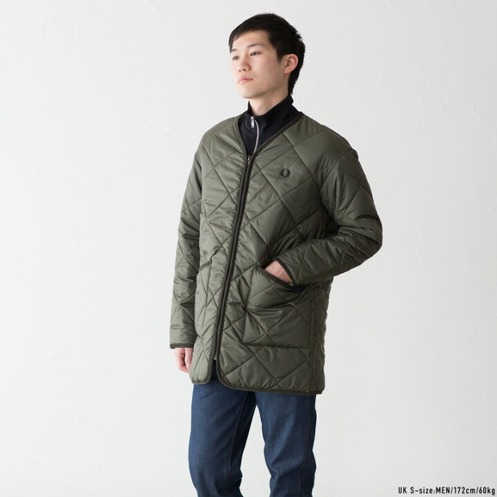 楽天市場】フレッドペリー ラベンハム キルテッド ライナー 英国製  