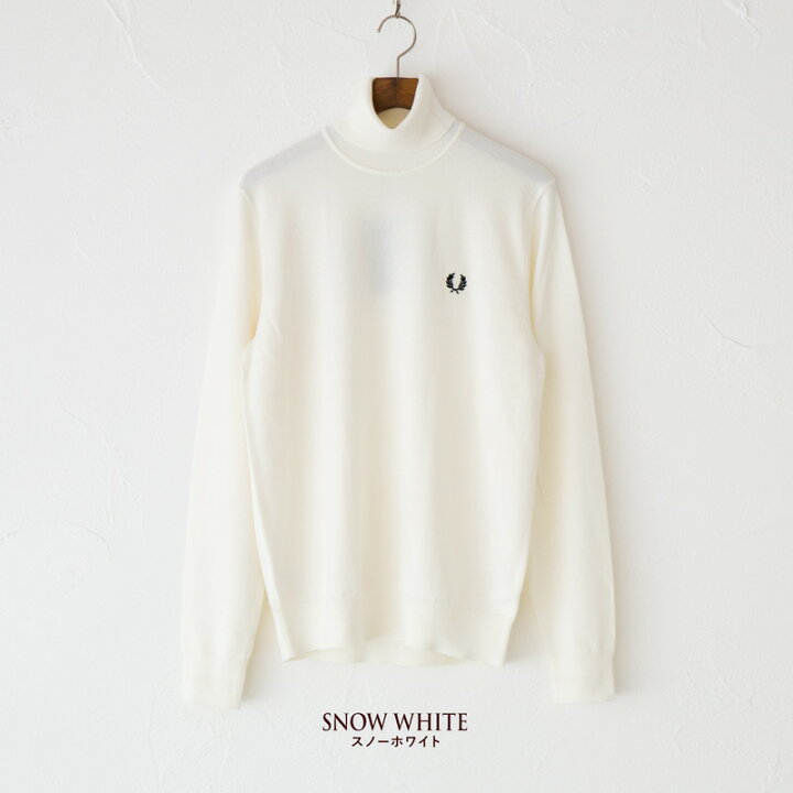 楽天市場】【10%OFF】フレッドペリー ロールネック ニット ジャンパー 