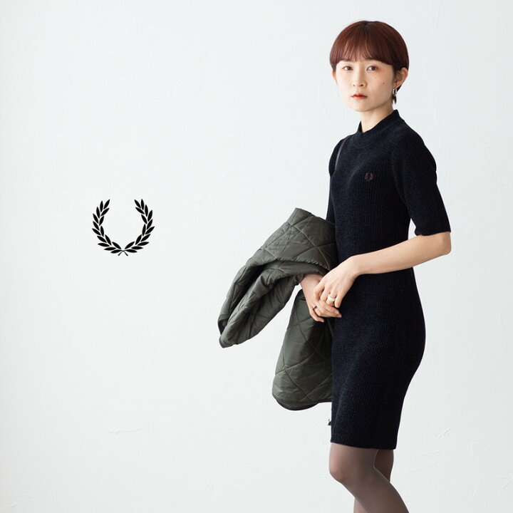 楽天市場】フレッドペリー FRED PERRY シェニール リブ ドレス D6168  