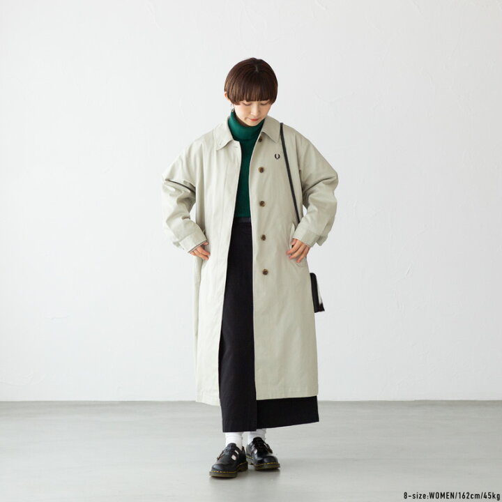 楽天市場】フレッドペリー レディース オーバーコート FRED PERRY 