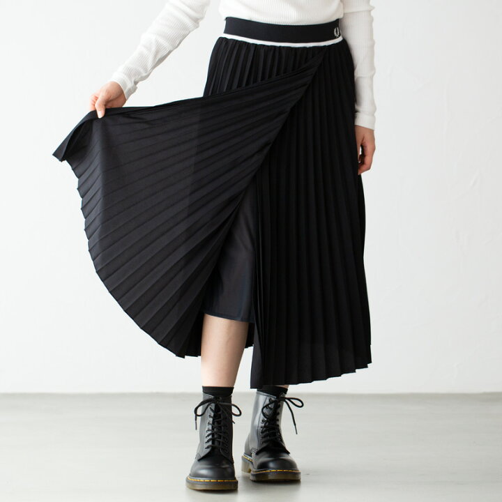 楽天市場】フレッドペリー ラップ プリーツ スカート FRED PERRY F8704  