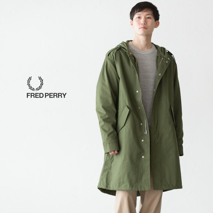 楽天市場】フレッドペリー モッズコート FRED PERRY デタッチャブル 