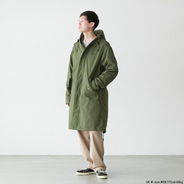 楽天市場】フレッドペリー モッズコート M-51 FRED PERRY ミリタリー 