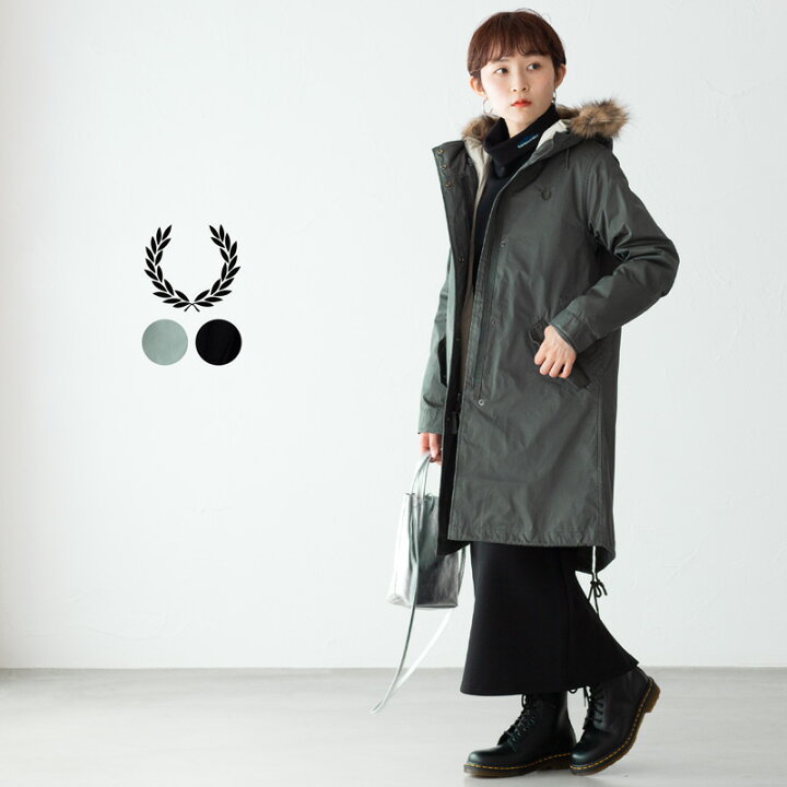 楽天市場】フレッドペリー レディース モッズコート 2023FWモデル FRED  