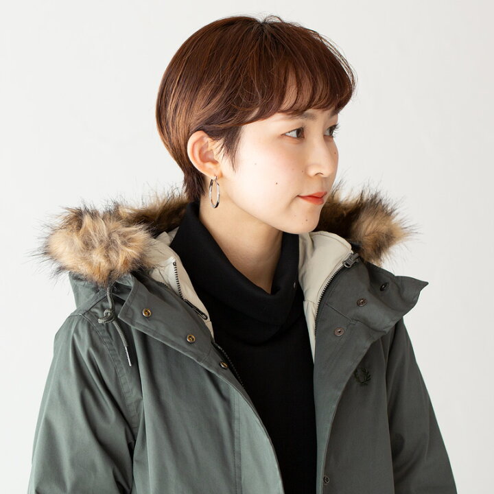 楽天市場】フレッドペリー レディース モッズコート 2023FWモデル FRED  