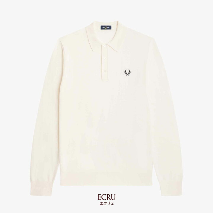 楽天市場】フレッドペリー ニット ポロシャツ 長袖 FRED PERRY K4535 