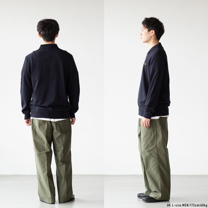 楽天市場】フレッドペリー ニット ポロシャツ 長袖 FRED PERRY K4535 