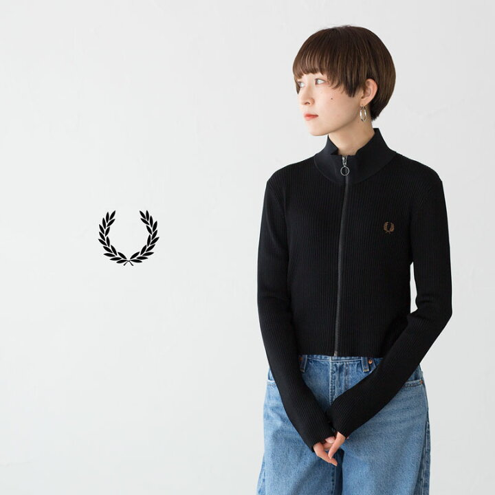 楽天市場】フレッドペリー レディース リブ ジップ スルー ジャンパー 