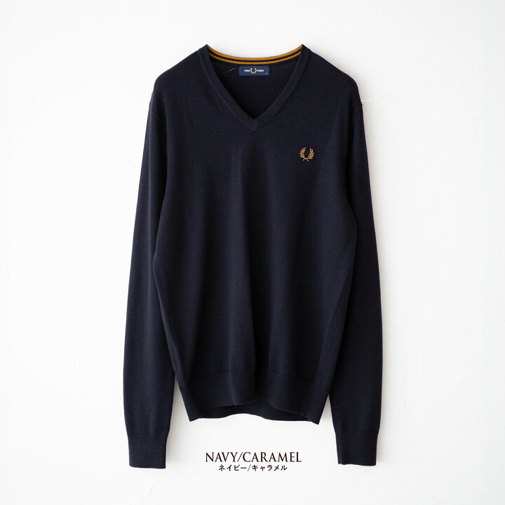 楽天市場】フレッドペリー クラシック Vネック セーター K9600 FRED  