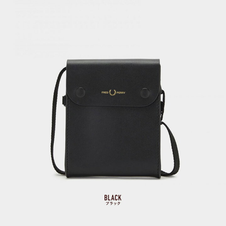 楽天市場】フレッドペリー バーニッシュド レザー ポーチ バッグ FRED