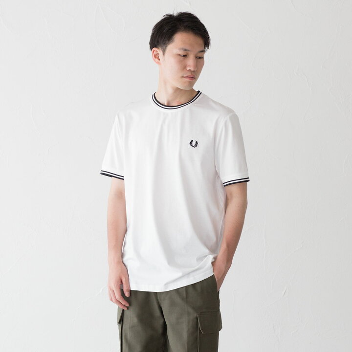 楽天市場】フレッドペリー Tシャツ FRED PERRY ツイン ティップド 