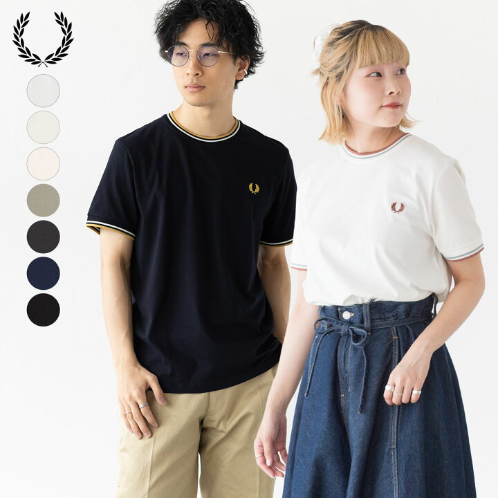 楽天市場】フレッドペリー Tシャツ FRED PERRY ツイン ティップド 